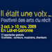 IL ETAIT UNE VOIX... Edition 2009